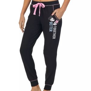 Mickey and Minnie Cozy Knit Pajama Jogger Pants